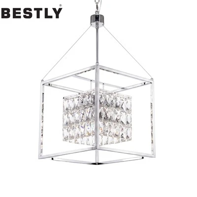 Stíl Comhaimseartha Lampa siogairlín Crystal